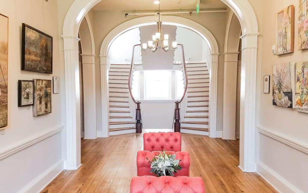 Elegant interior of The Blackburn Inn and Conference Center in Staunton, Virginia